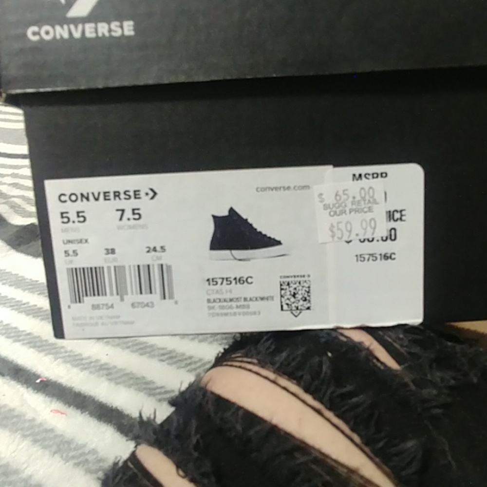 Converse Cordura Black Hi